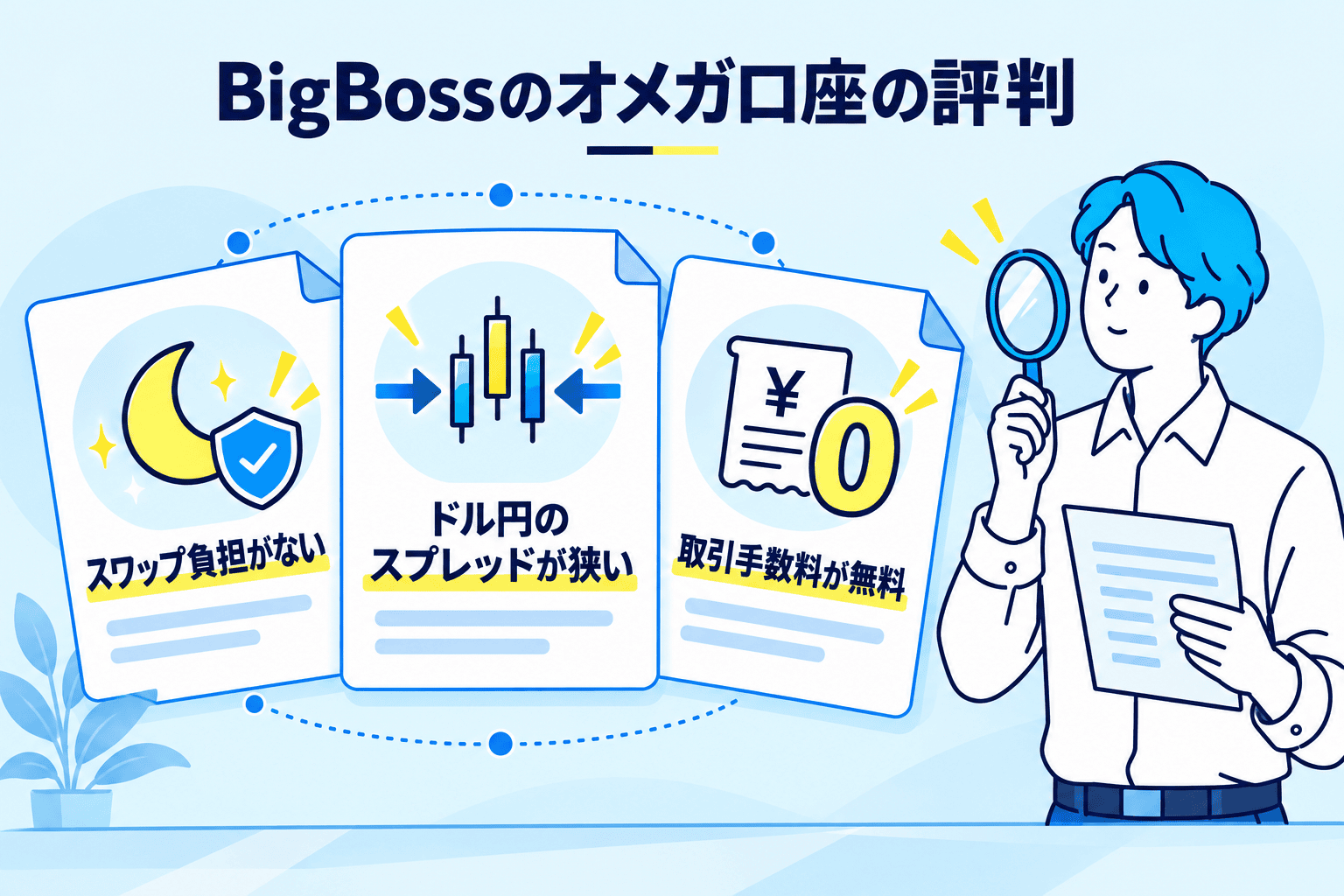 BigBossのオメガ口座の評判